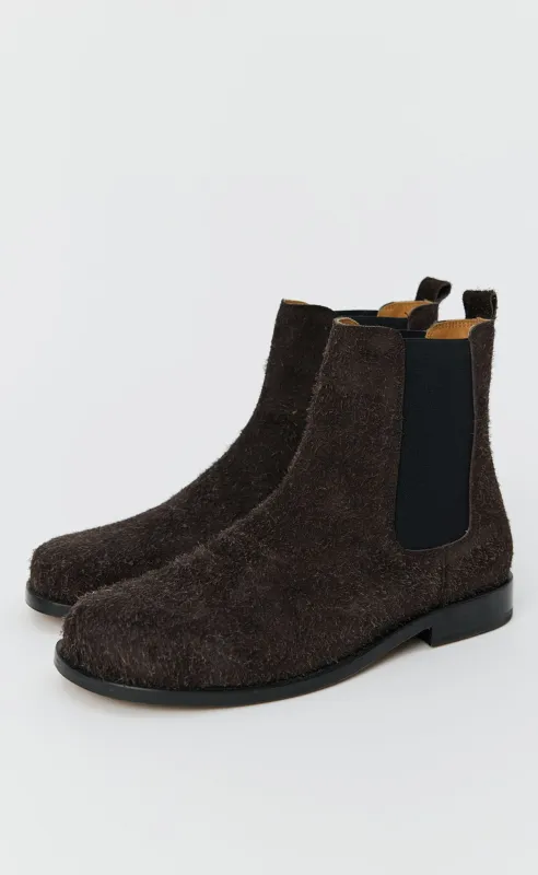 Core Boot - Brown Fuzzy Suede sold by mfpen Mens