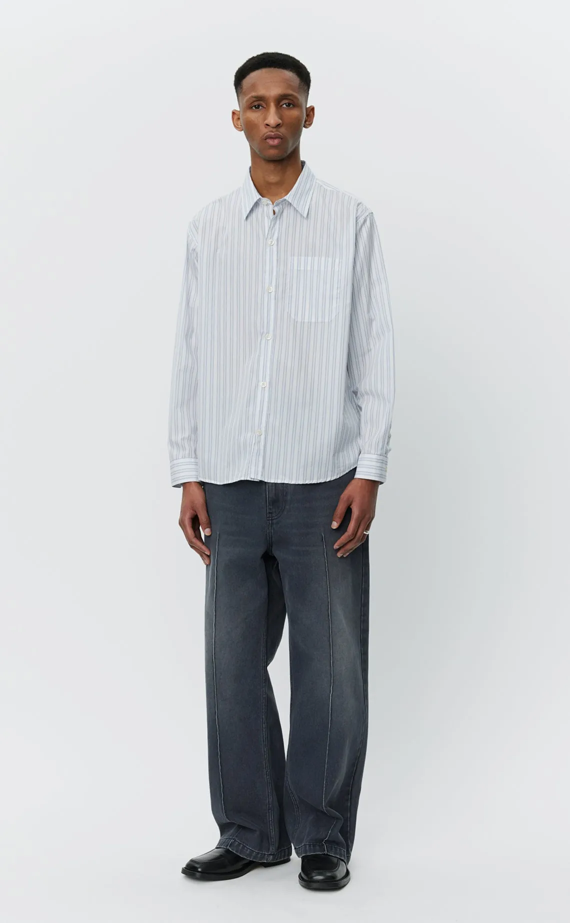 Distant Shirt - Conventional Stripe sold by mfpen