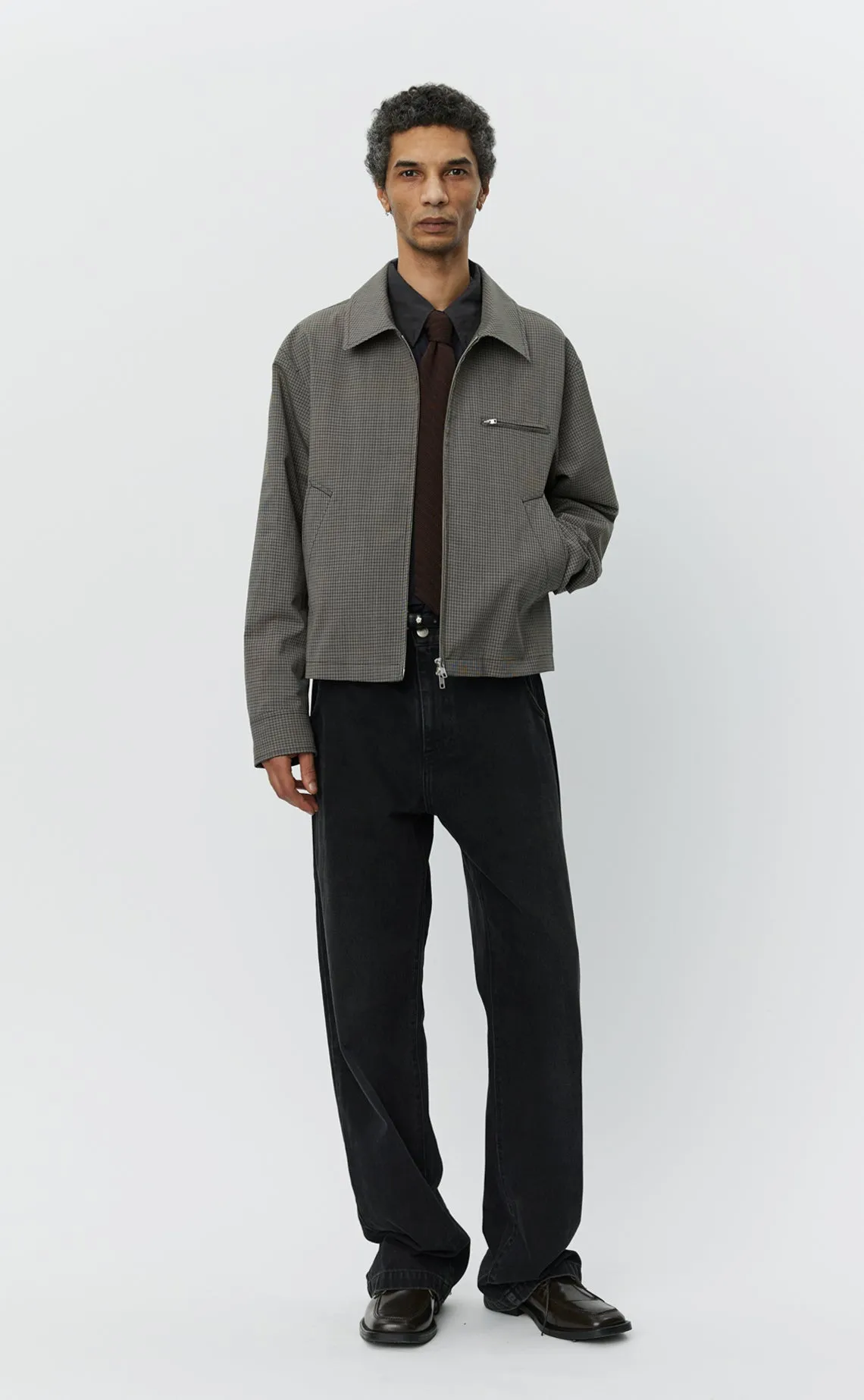Postal Jacket - Club Check Wool sold by mfpen Mens product image thumbnail 5