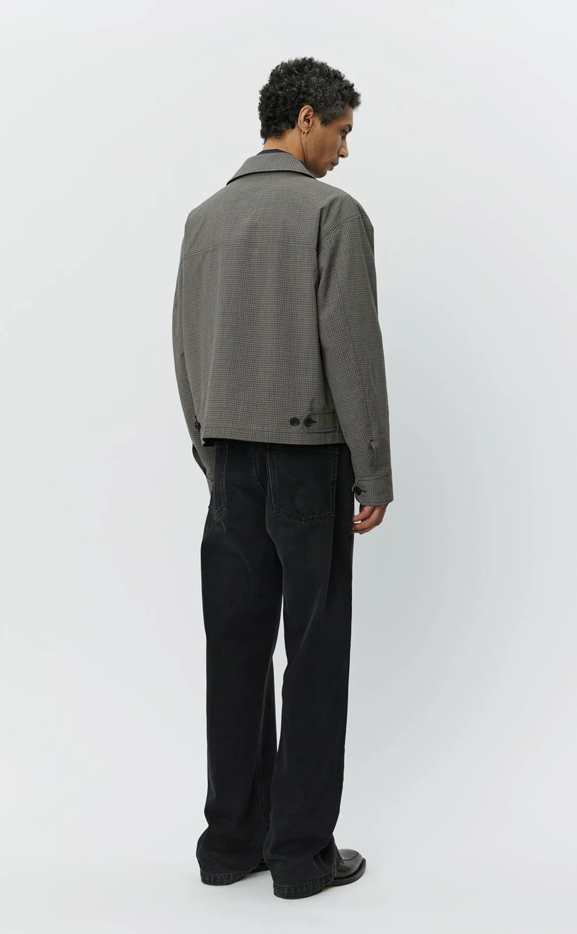 Postal Jacket - Club Check Wool sold by mfpen Mens product image thumbnail 3