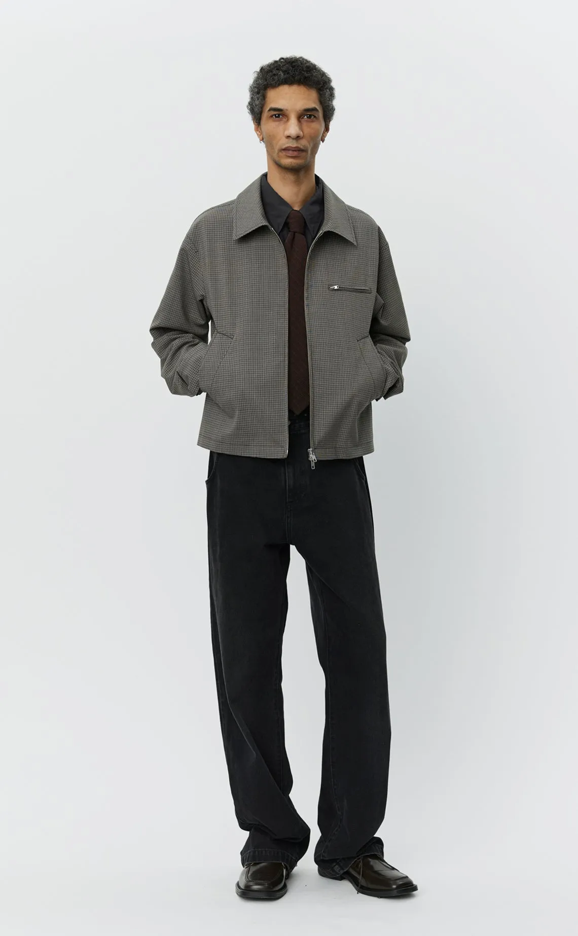 Postal Jacket - Club Check Wool sold by mfpen Mens product image thumbnail 4