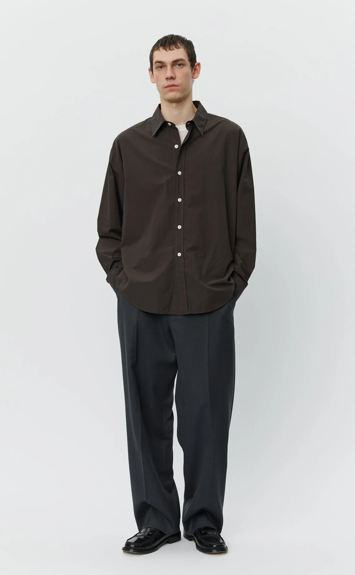 Network Shirt - Brown Micro Structure sold by mfpen product image thumbnail 4