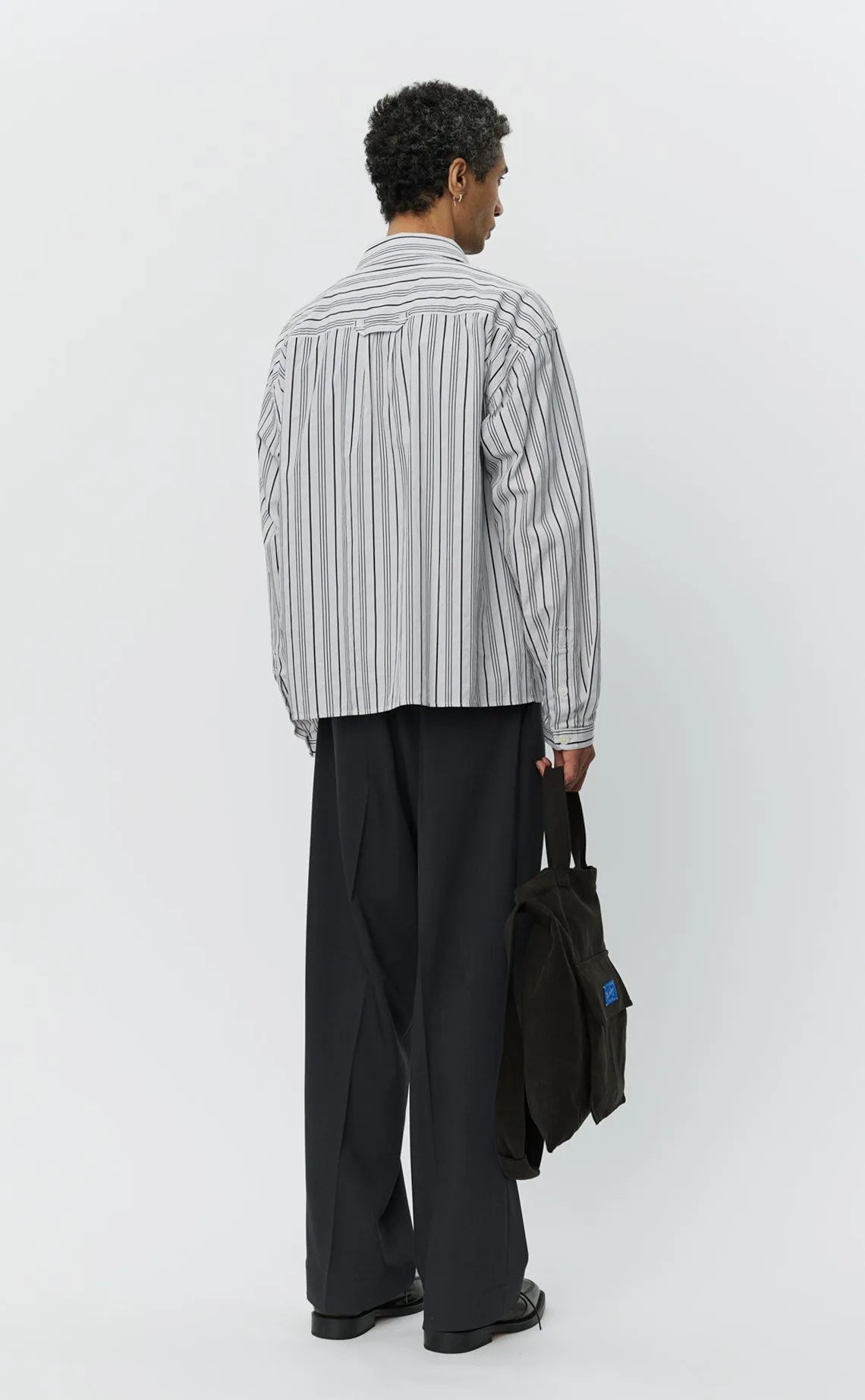 Snooze Shirt - Grey Raised Stripe sold by mfpen product image thumbnail 3
