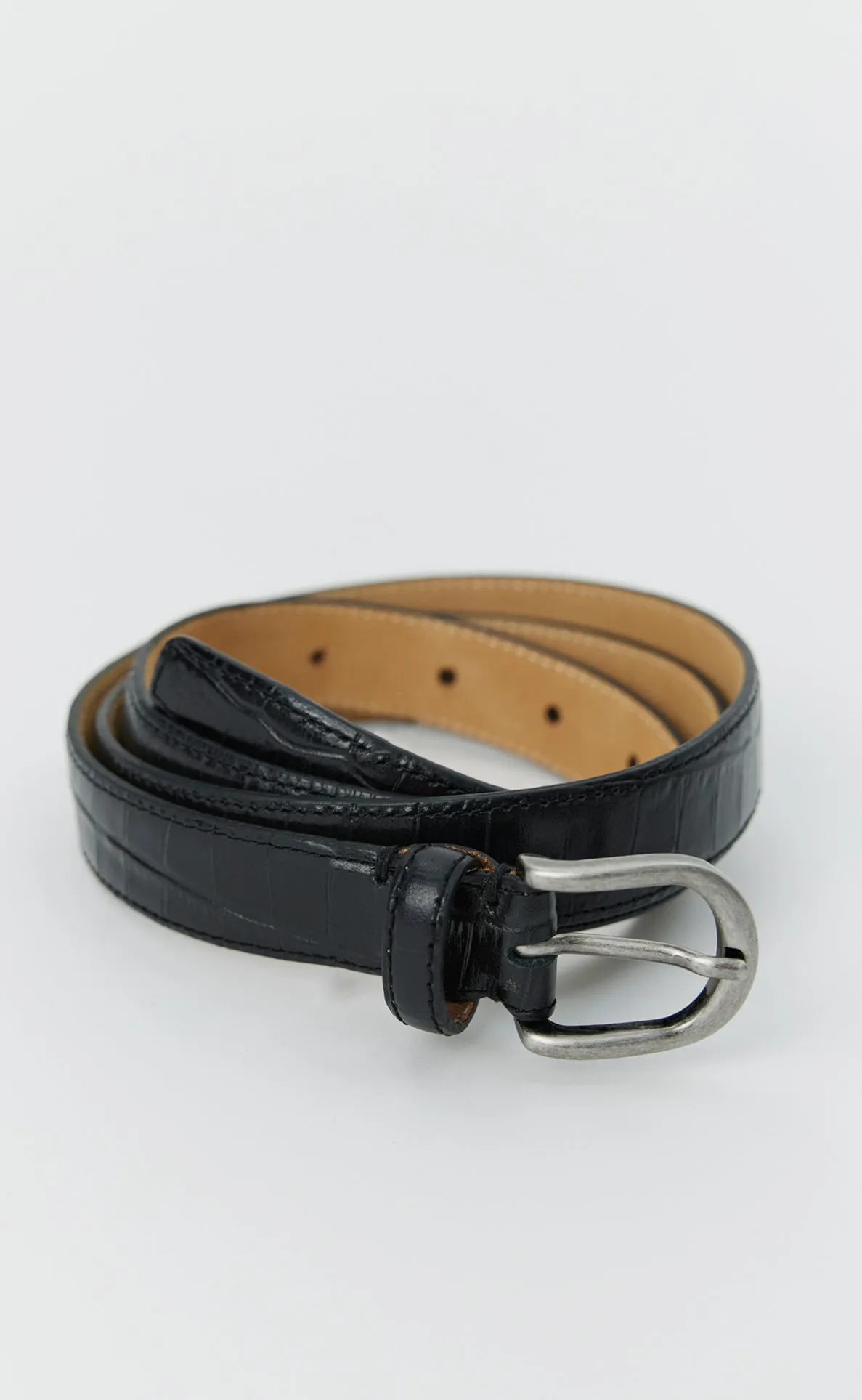 Occasion Belt - Black Croc sold by mfpen
