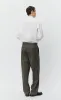 Study Trousers - Taupe Wool sold by mfpen Mens