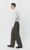 Study Trousers - Taupe Wool sold by mfpen Mens
