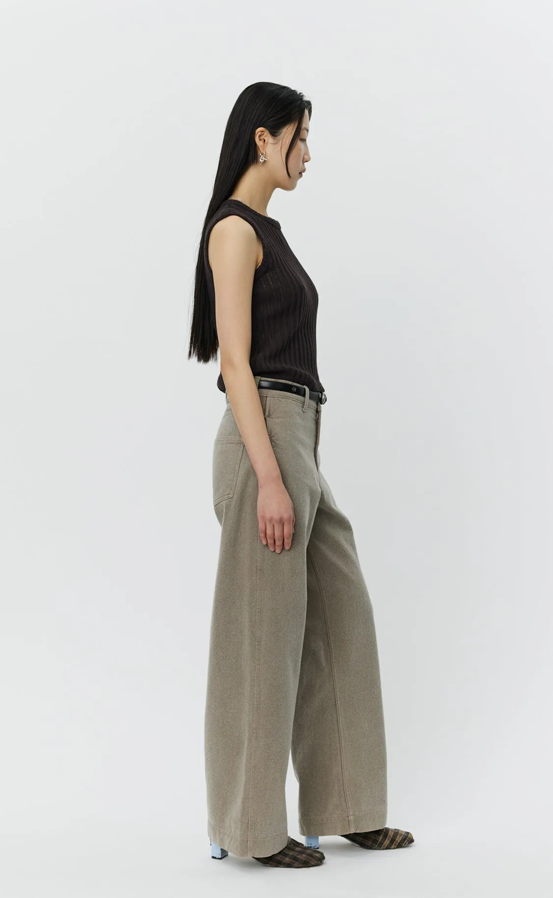 Womens Straight Cut Jeans - Brushed Mudstone sold by mfpen Mens product image thumbnail 5