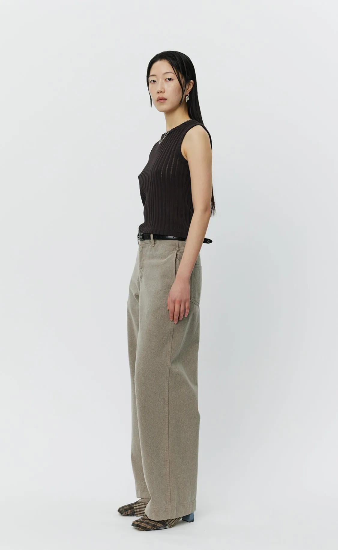 Womens Straight Cut Jeans - Brushed Mudstone sold by mfpen Mens product image thumbnail 2