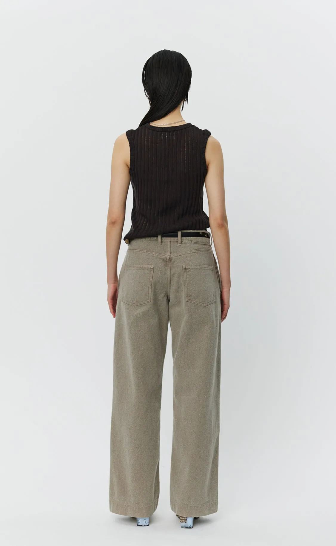 Womens Straight Cut Jeans - Brushed Mudstone sold by mfpen Mens product image thumbnail 3