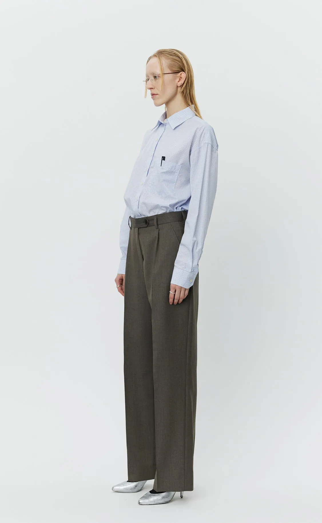 Primary Trousers - Taupe Wool sold by mfpen Mens product image thumbnail 2