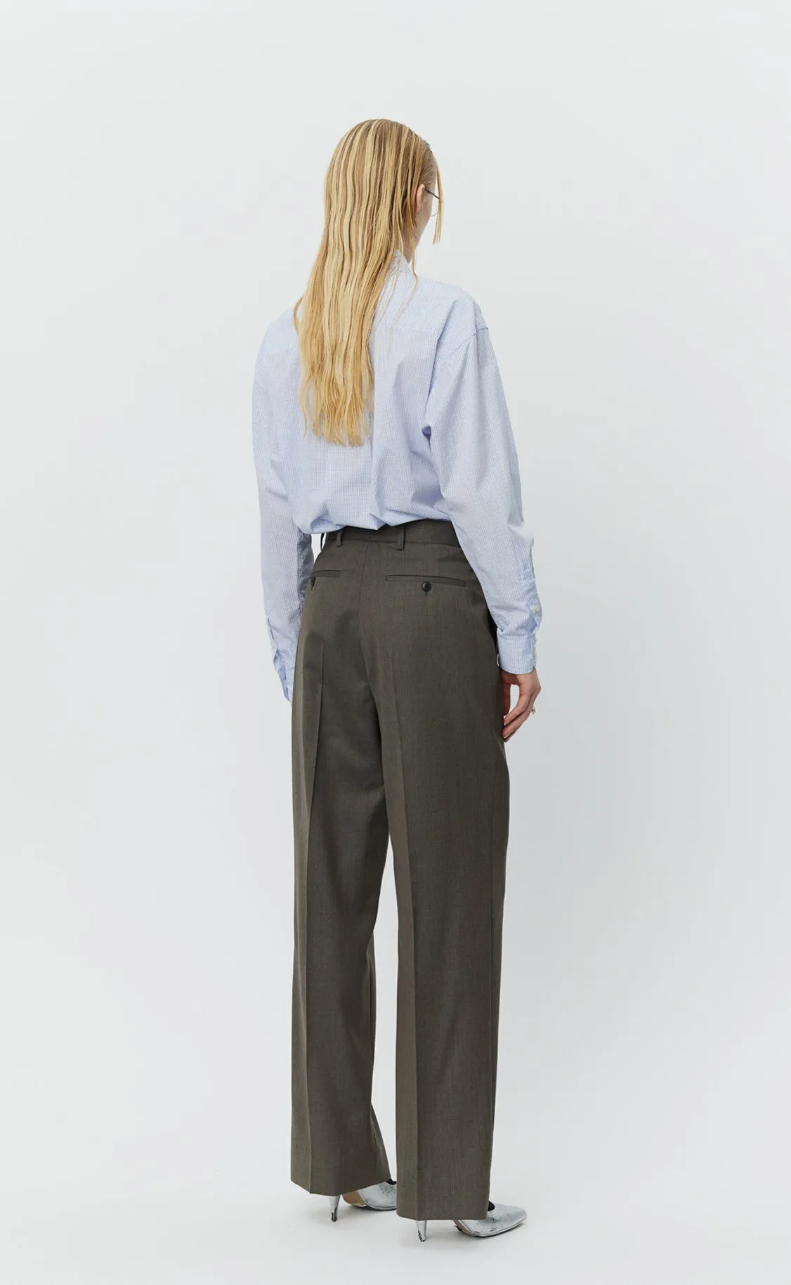 Primary Trousers - Taupe Wool sold by mfpen Mens product image thumbnail 3