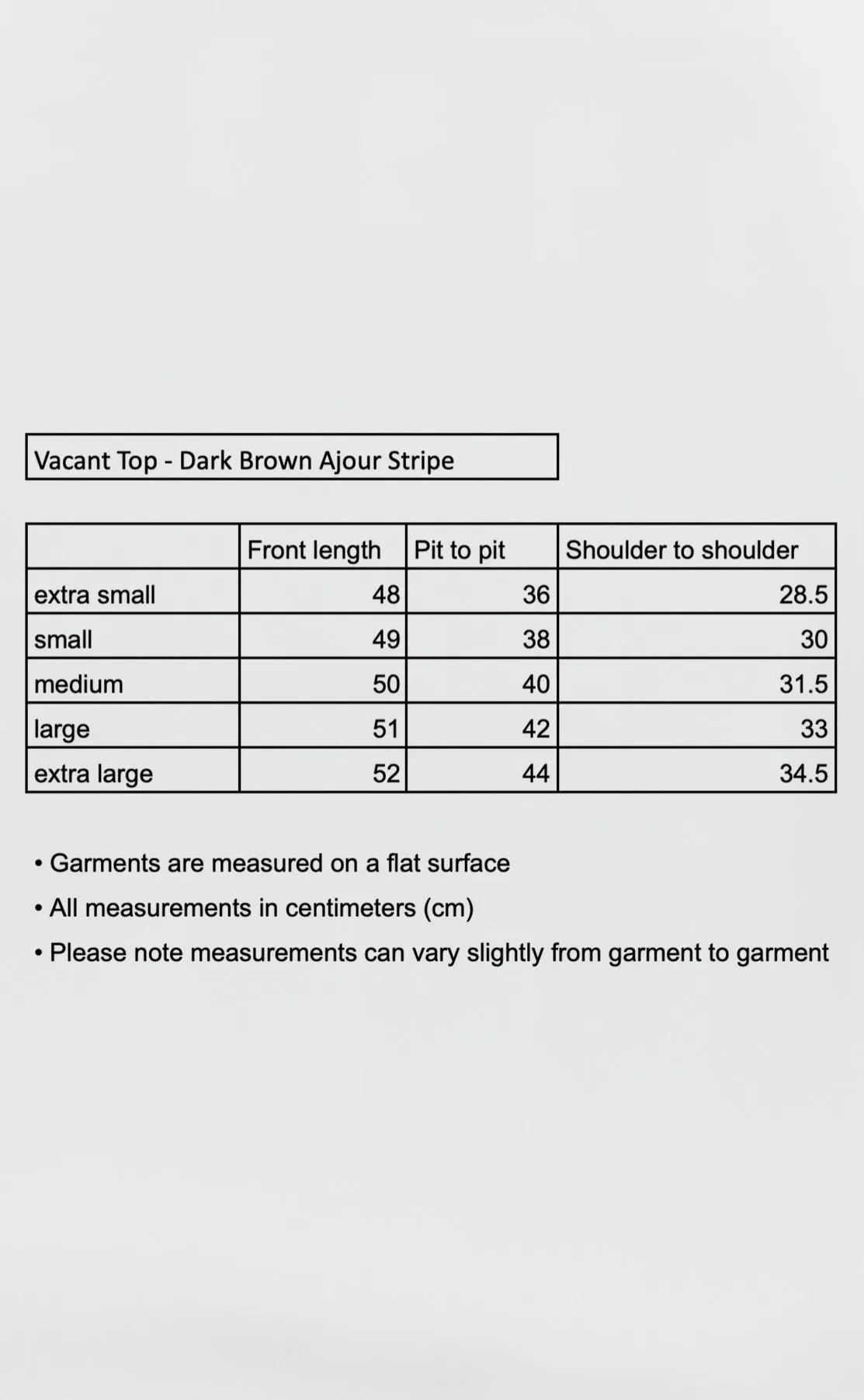 Vacant Top - Dark Brown Ajour Stripe sold by mfpen Mens product image thumbnail 5