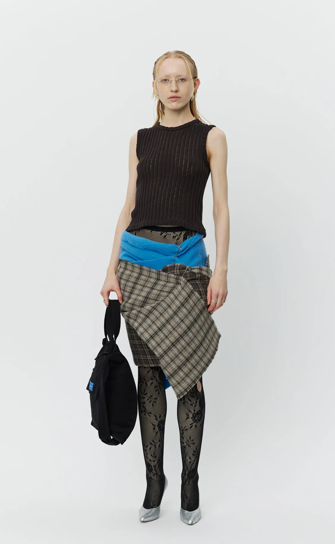 Vacant Top - Dark Brown Ajour Stripe sold by mfpen Mens