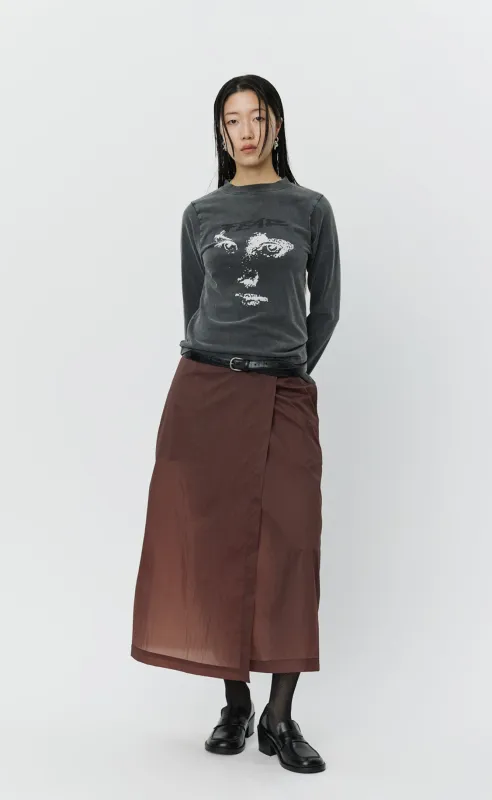 Merch LS Tee - Washed Graphite made by mfpen