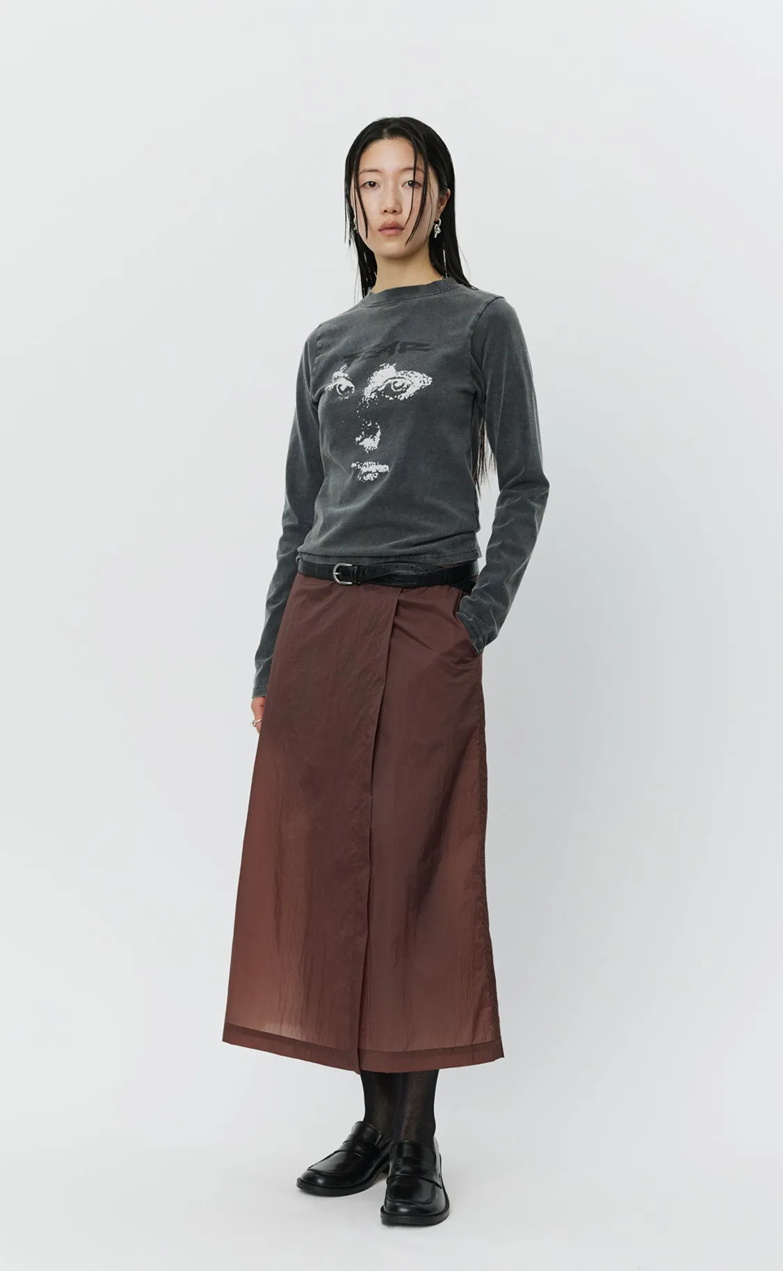 Merch LS Tee - Washed Graphite sold by mfpen product image thumbnail 2