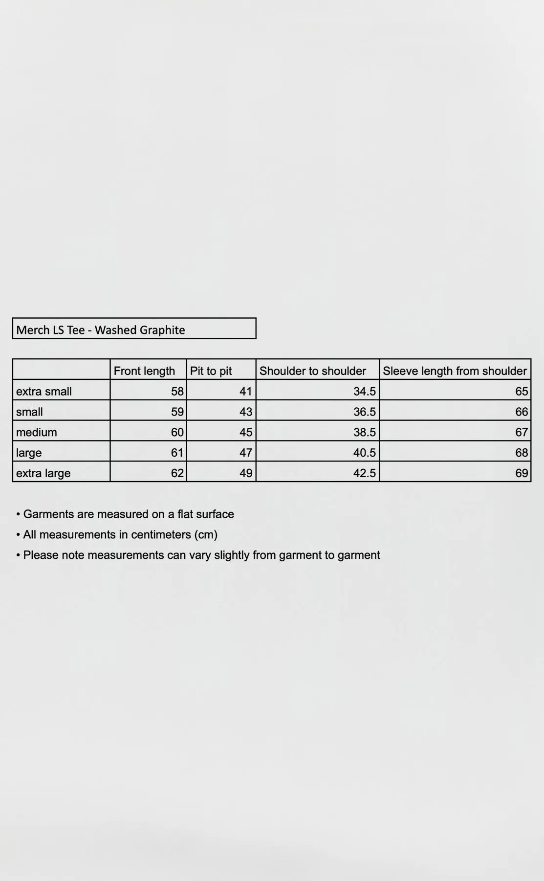 Merch LS Tee - Washed Graphite sold by mfpen product image thumbnail 5