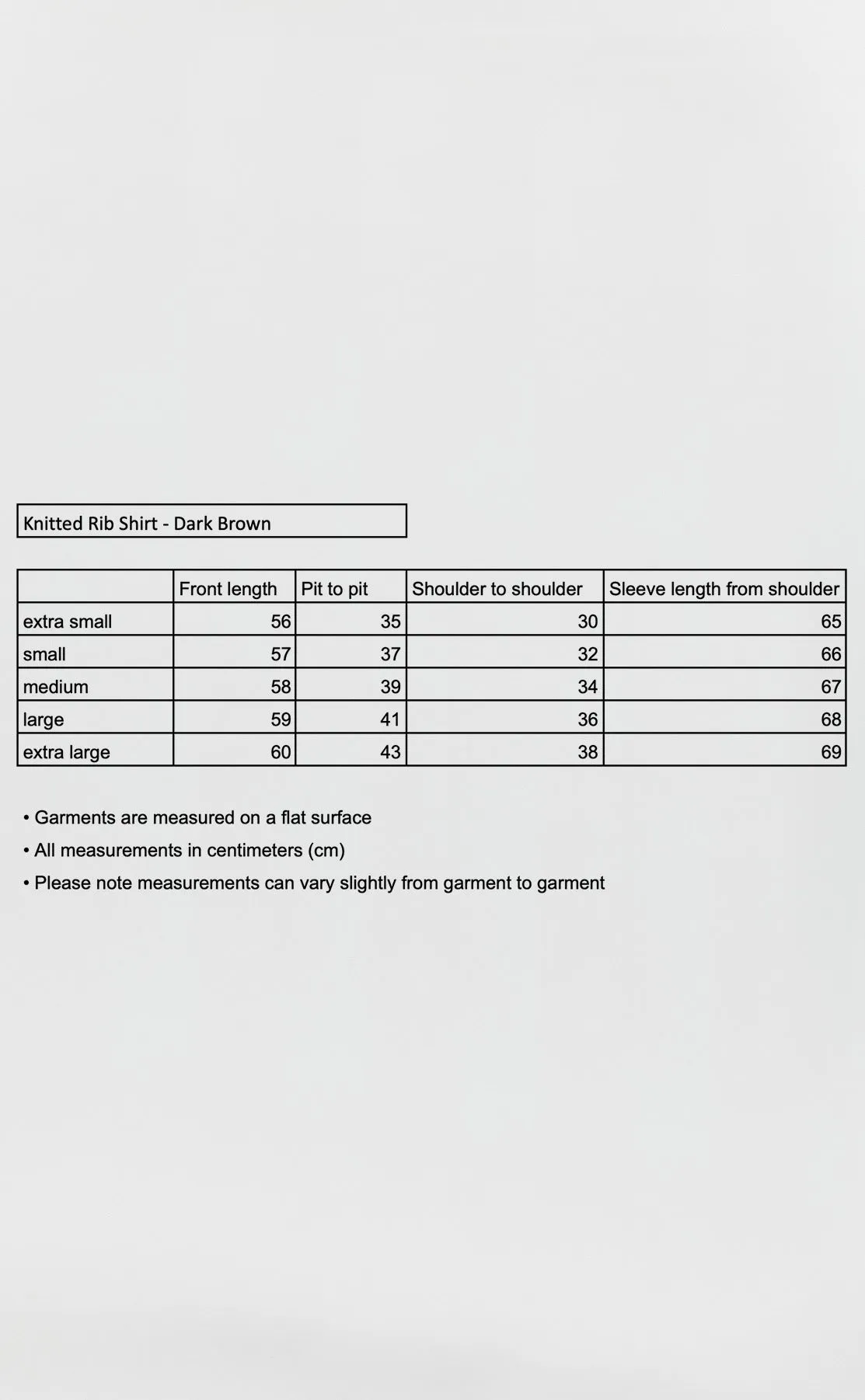 Knitted Rib Shirt - Dark Brown sold by mfpen product image thumbnail 5