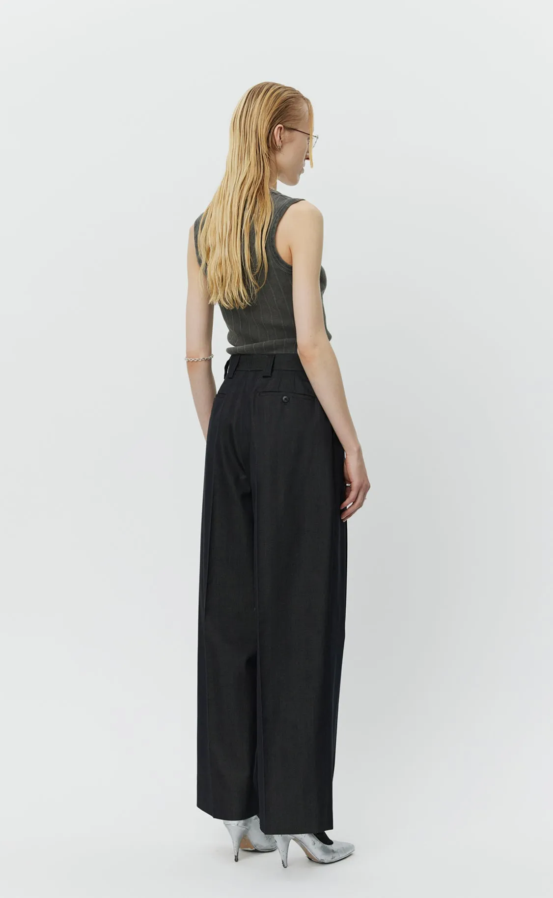 Favorite Trousers - Black Solaro Herringbone sold by mfpen Mens product image thumbnail 3