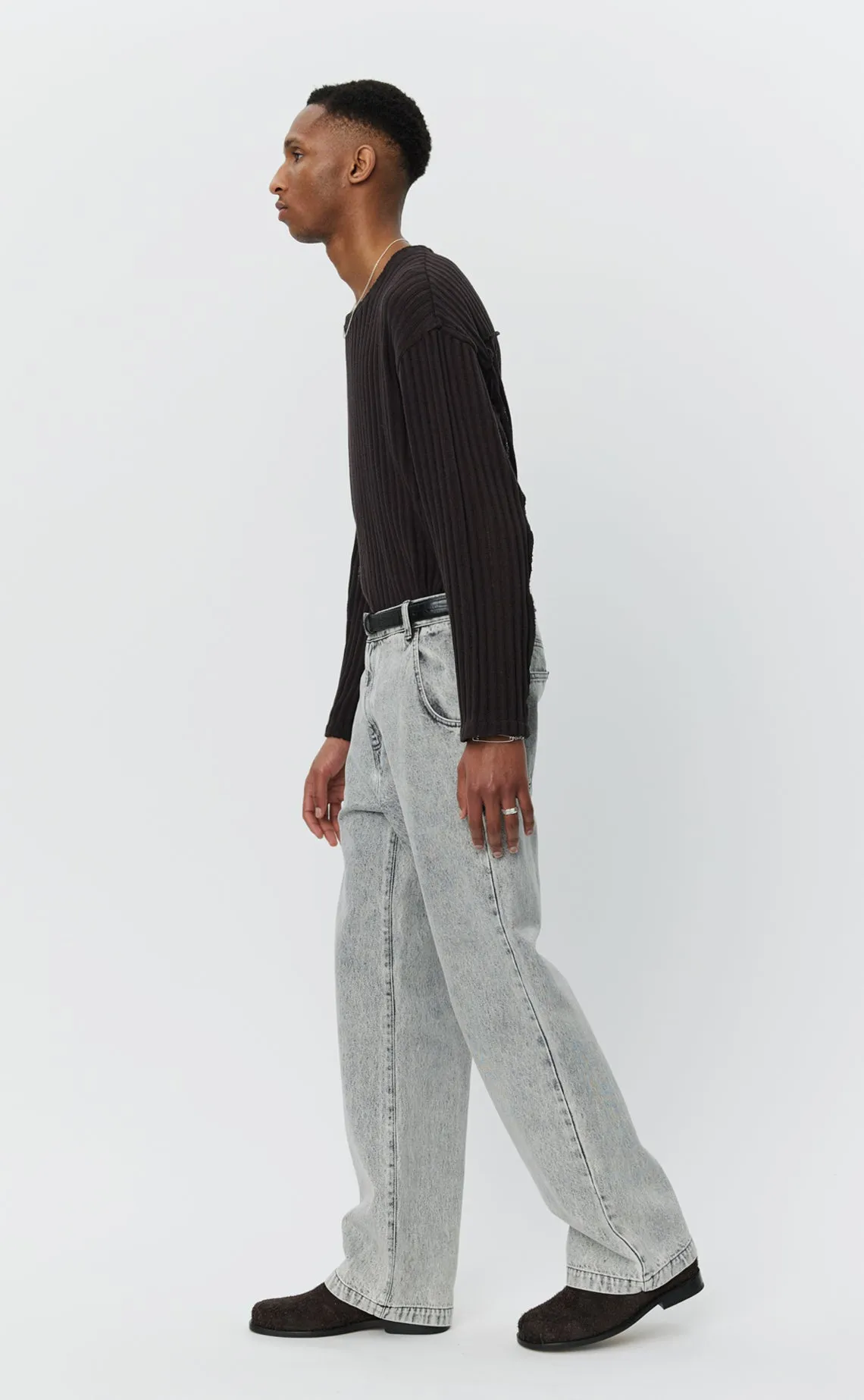 Straight Cut Jeans - Acid Wash sold by mfpen product image thumbnail 3