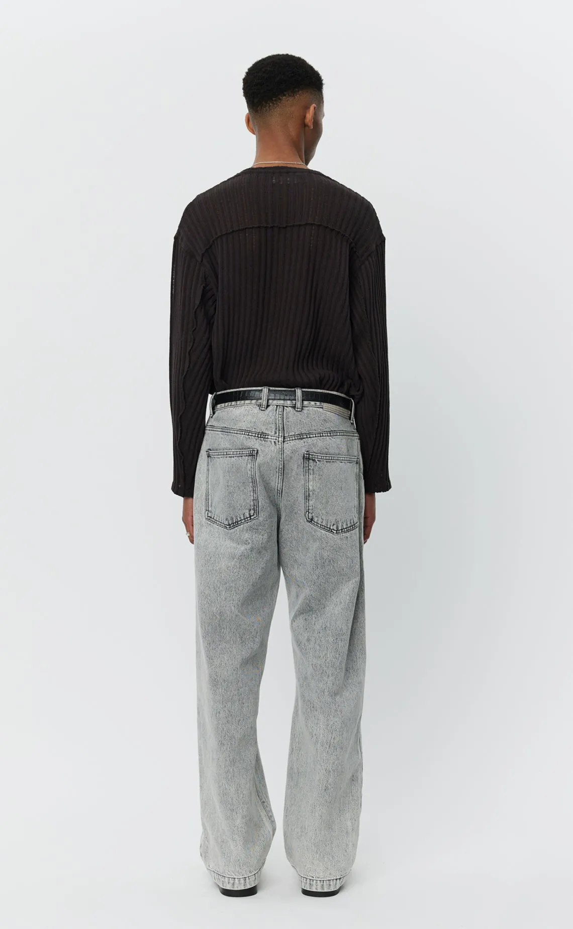 Straight Cut Jeans - Acid Wash sold by mfpen product image thumbnail 4