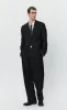 Single Breasted Blazer - Black Wool sold by mfpen Mens