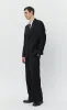 Single Breasted Blazer - Black Wool sold by mfpen Mens