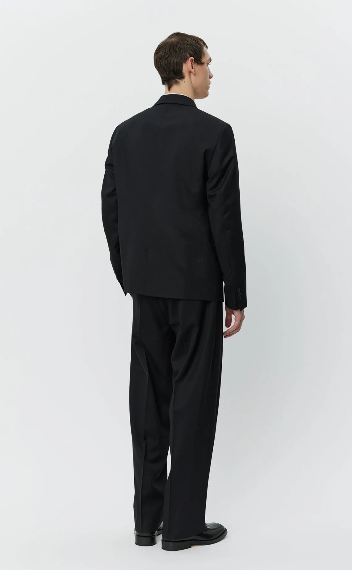 Single Breasted Blazer - Black Wool sold by mfpen product image thumbnail 5