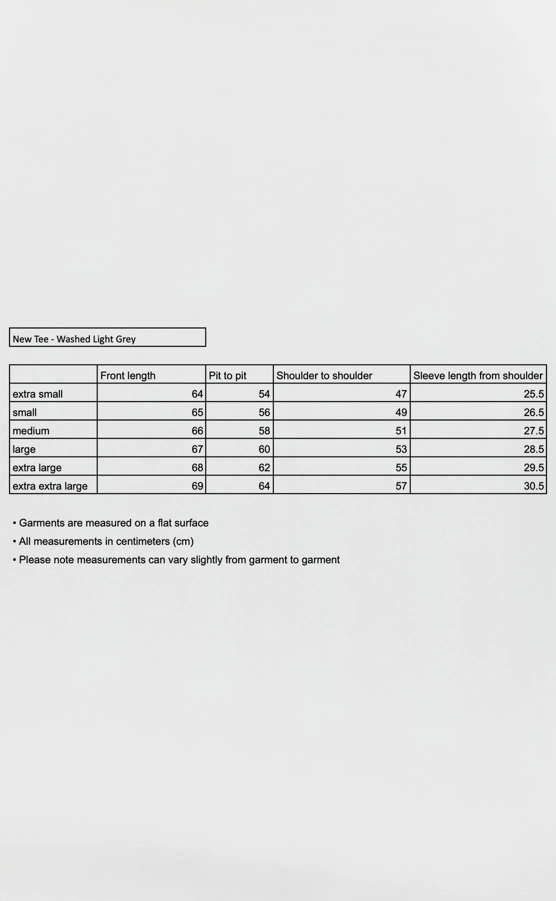 New Tee - Washed Light Grey sold by mfpen Mens product image thumbnail 5