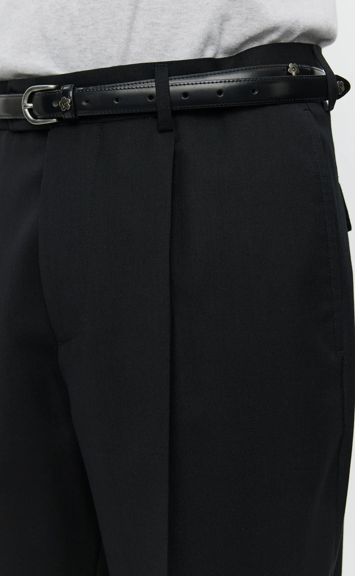 Formal Trousers - Black Wool sold by mfpen Mens product image thumbnail 5