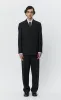 Double Breasted Blazer - Black Wool sold by mfpen Mens