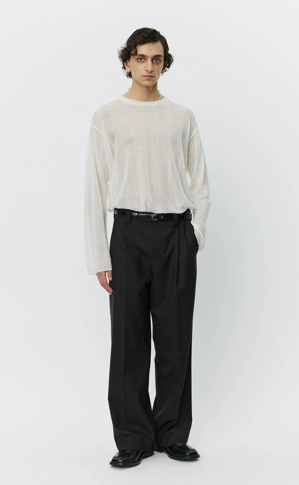 Classic Trousers - Coffee Twill Wool sold by mfpen Mens product image thumbnail 2