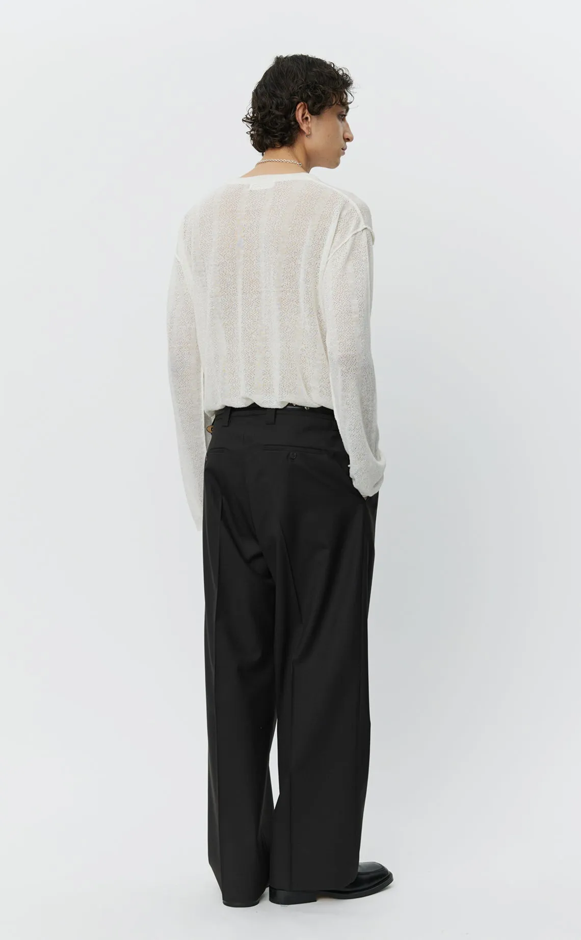 Classic Trousers - Coffee Twill Wool sold by mfpen Mens product image thumbnail 5