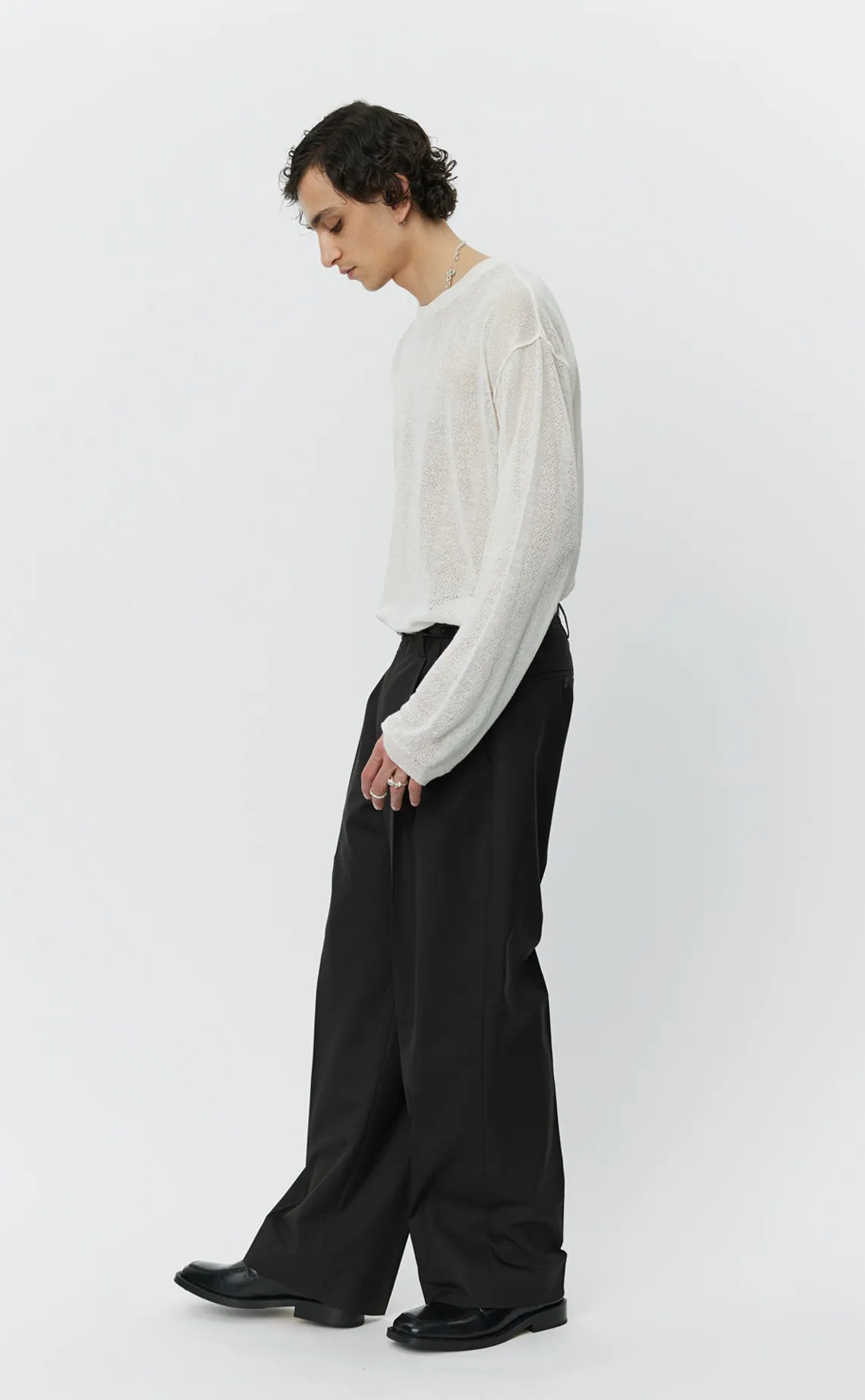 Classic Trousers - Coffee Twill Wool sold by mfpen Mens product image thumbnail 4