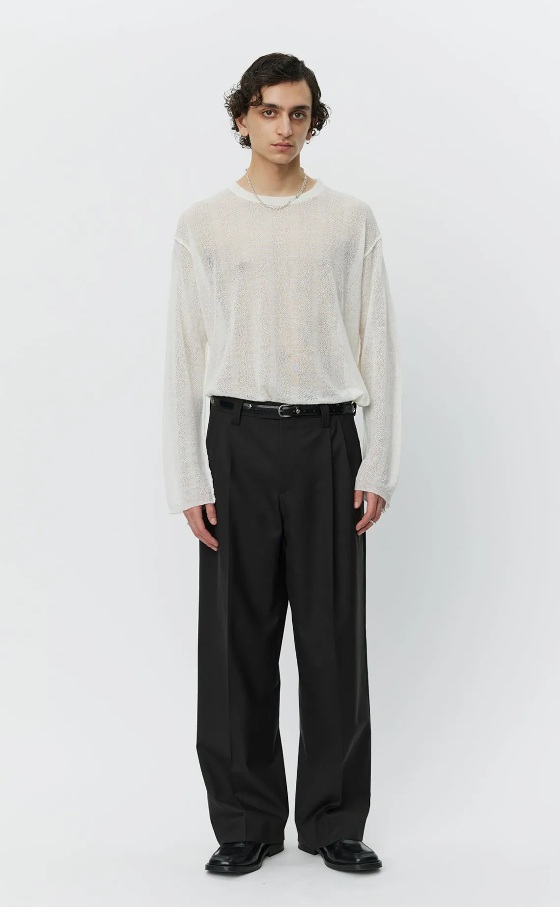 Classic Trousers - Coffee Twill Wool sold by mfpen Mens