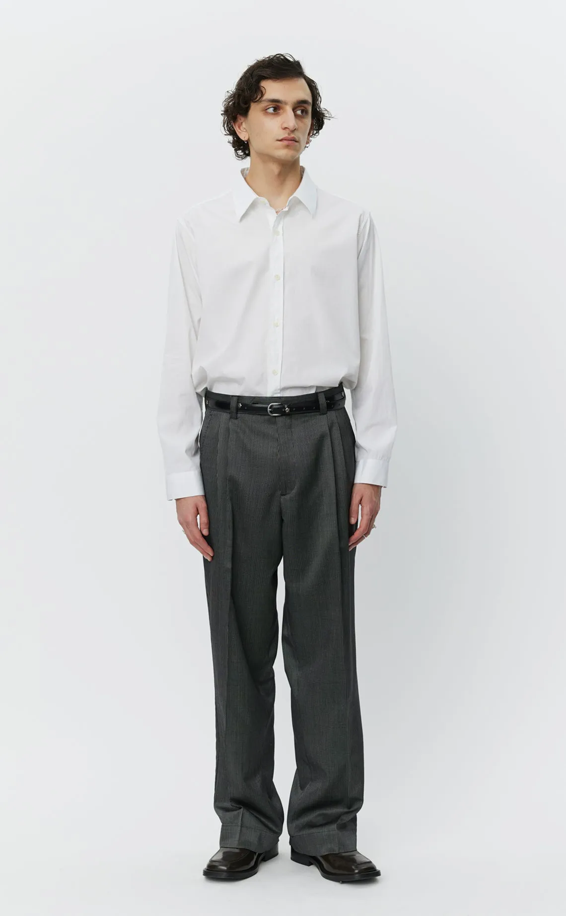 Classic Trousers - Fine Silver Stripe sold by mfpen Mens product image thumbnail 2