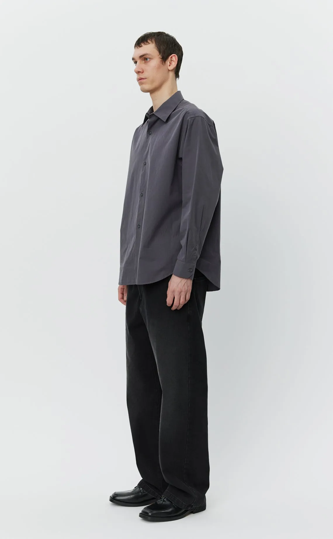 Generous Shirt - Mushroom Poplin sold by mfpen Mens product image thumbnail 2