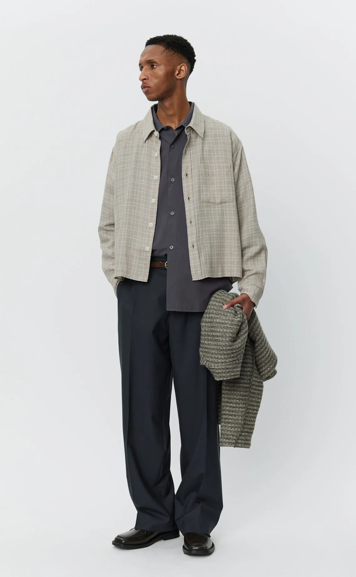 Priority Shirt - Sepia Check sold by mfpen product image thumbnail 2