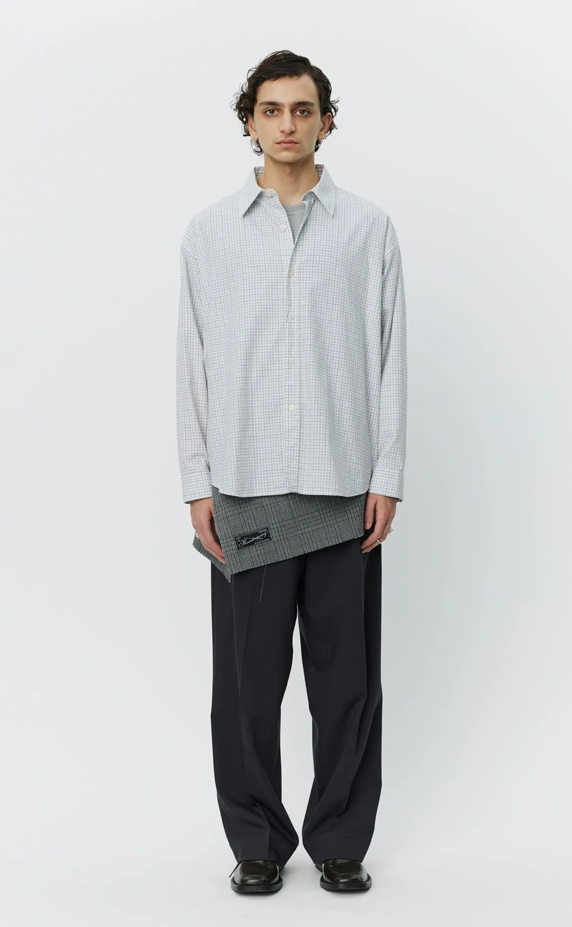 Network Shirt - White Vintage Check sold by mfpen