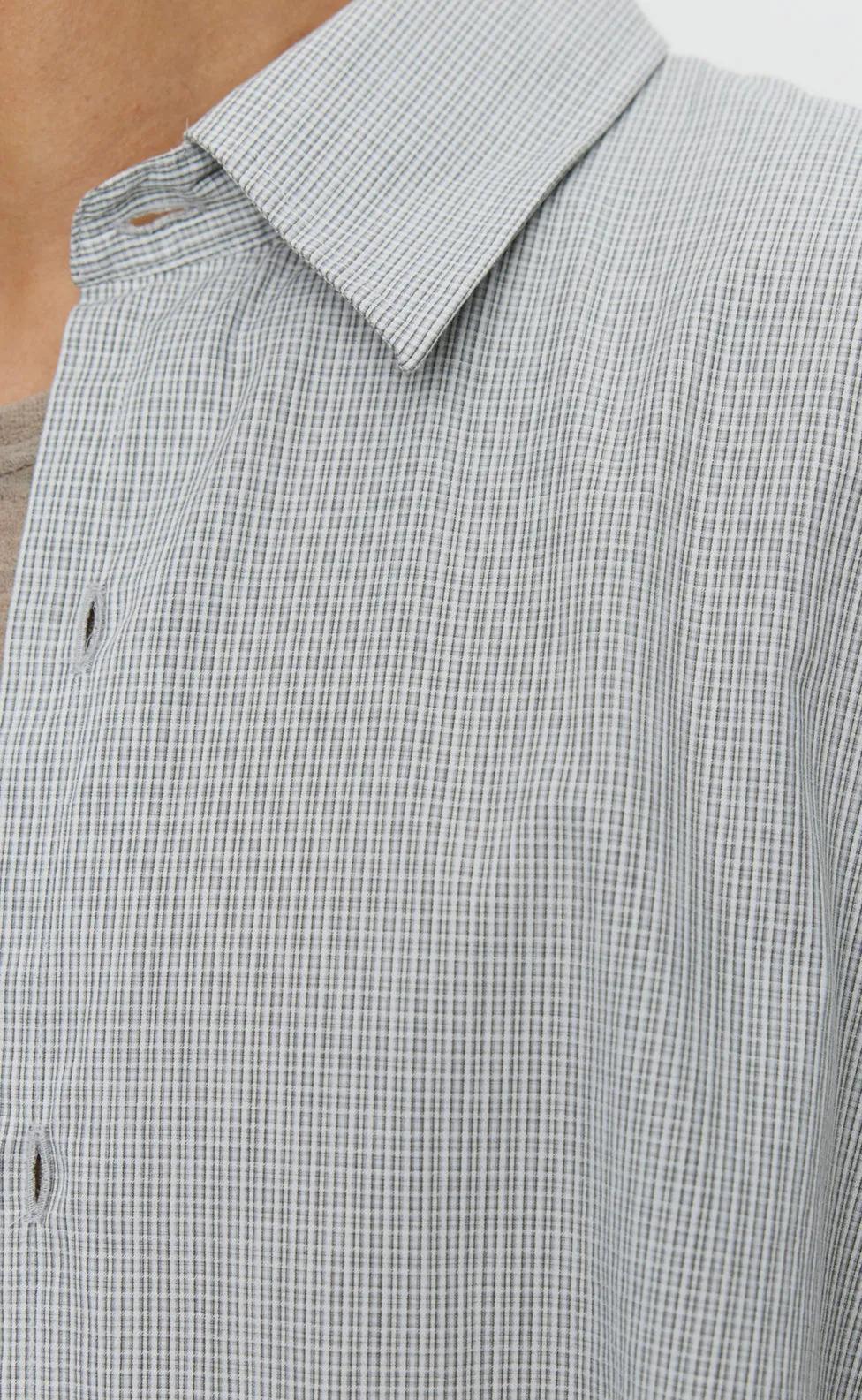Exact Shirt - Grey Micro Check sold by mfpen product image thumbnail 4