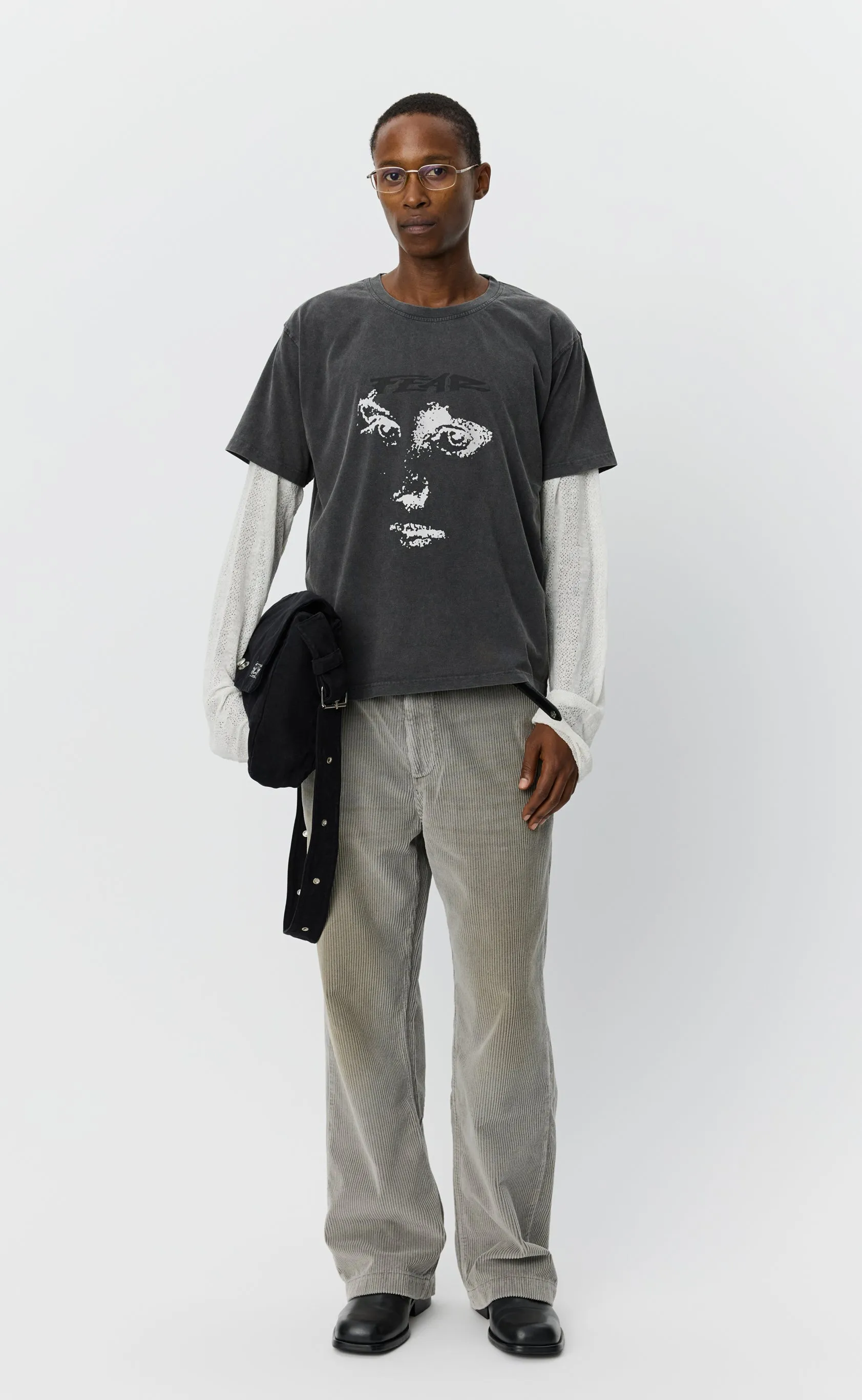 Merch Tee - Dark Grey sold by mfpen Mens