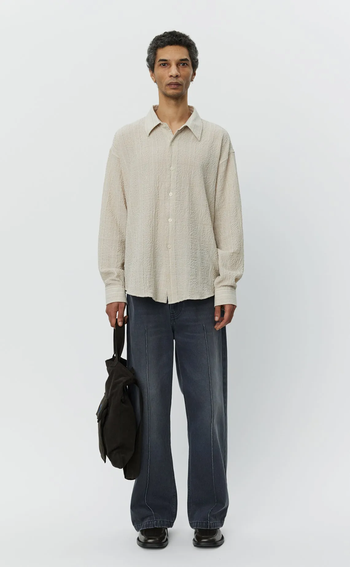 Exact Shirt - Dusty Seersucker Check sold by mfpen