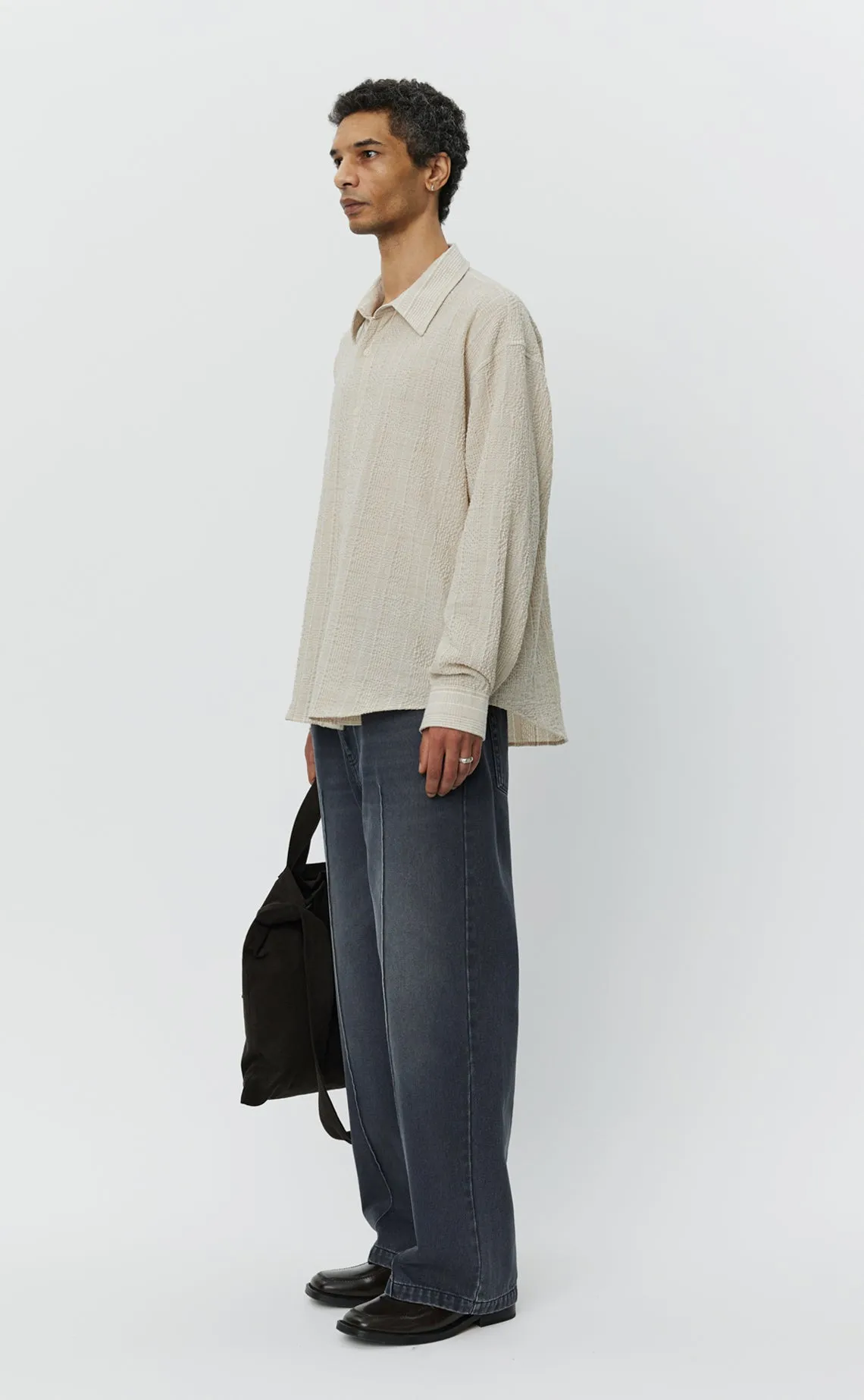 Exact Shirt - Dusty Seersucker Check sold by mfpen product image thumbnail 2