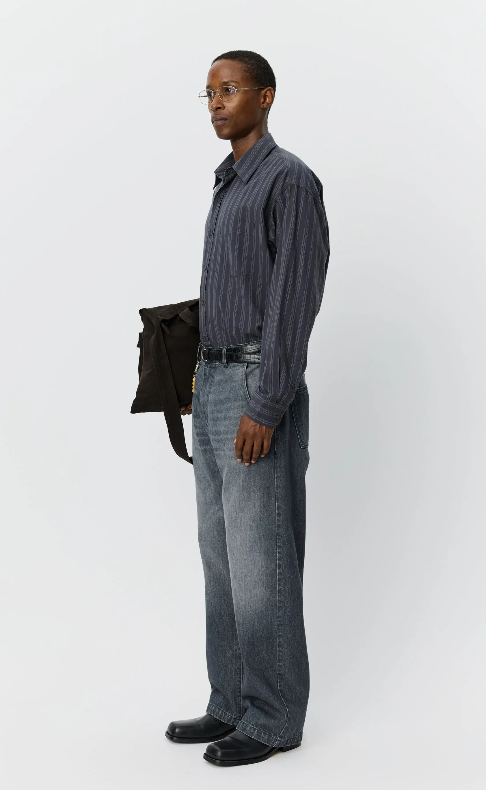 Straight Cut Jeans - Stonewashed Grey sold by mfpen product image thumbnail 2