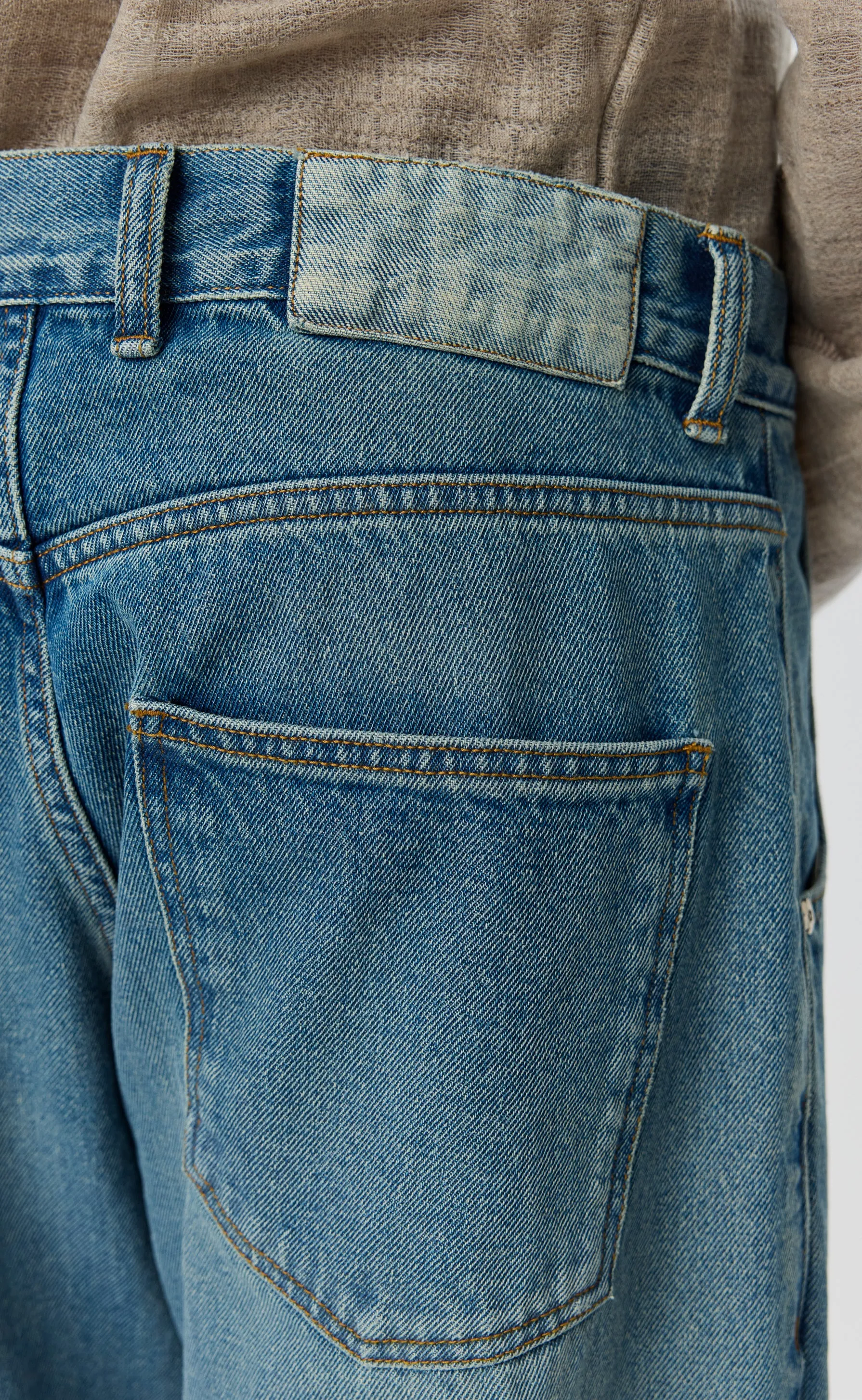 Straight Cut Jeans - Vintage Blue sold by mfpen product image thumbnail 5
