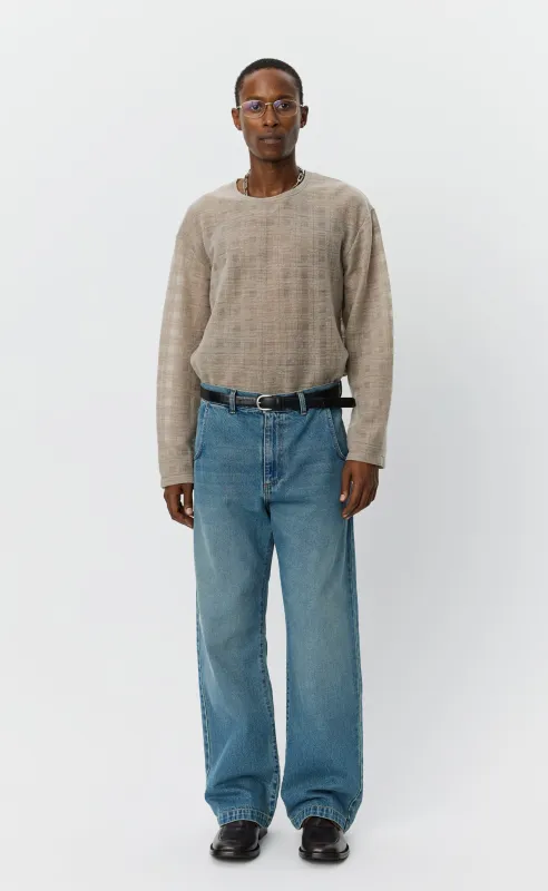 Straight Cut Jeans - Vintage Blue sold by mfpen Mens