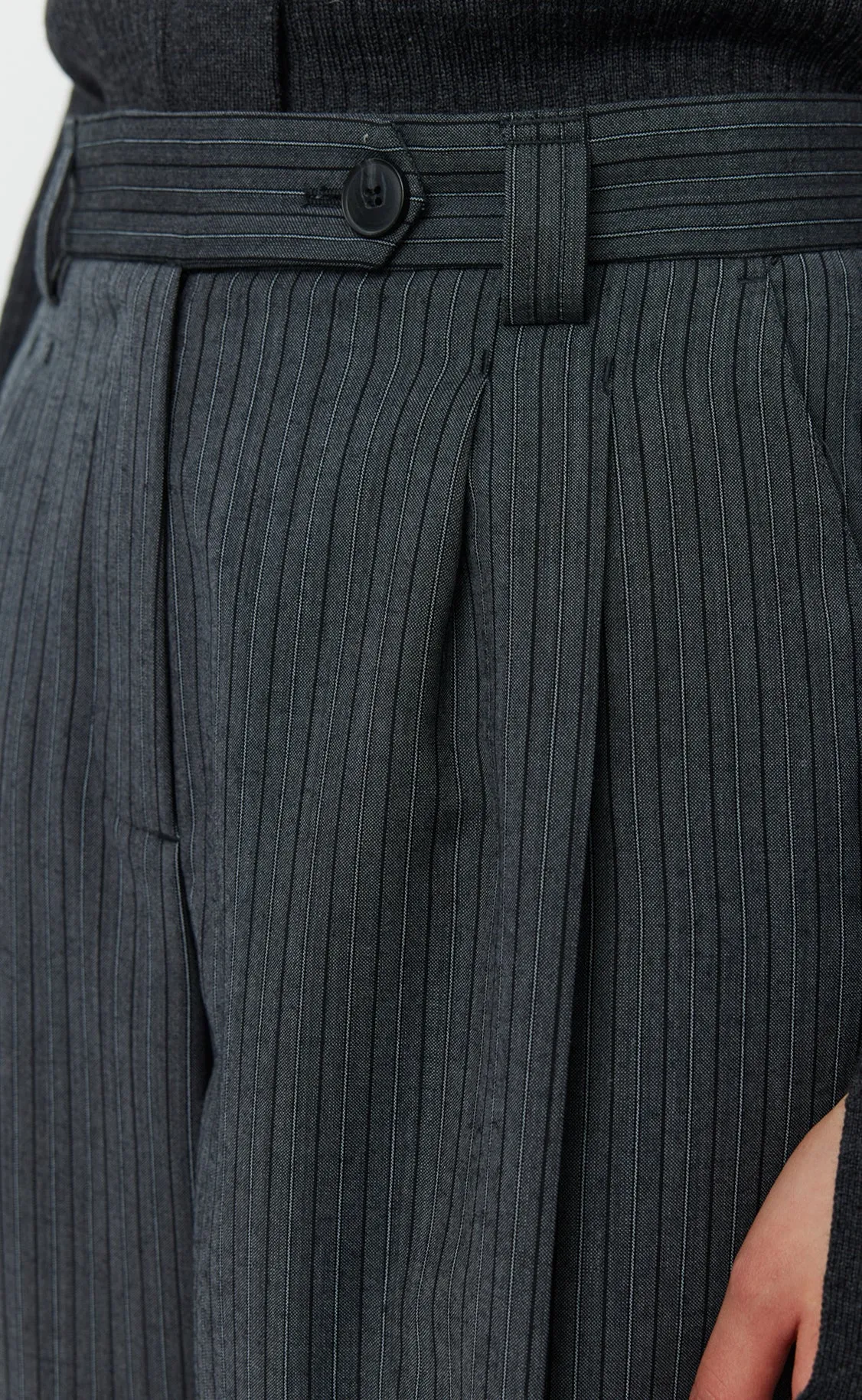 Favorite Trousers - Classic Grey Double Stripe sold by mfpen product image thumbnail 5