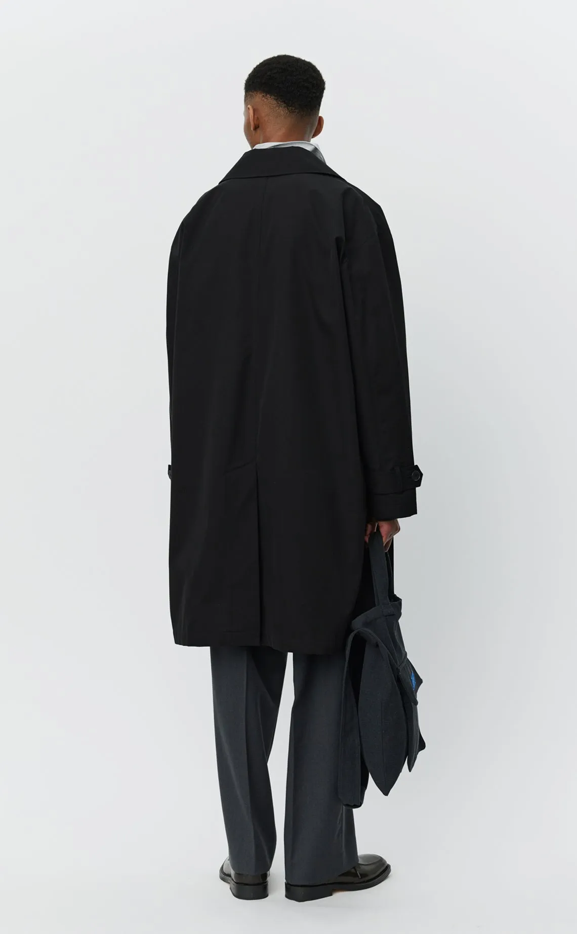 Client Coat - Black Gabardine sold by mfpen product image thumbnail 4