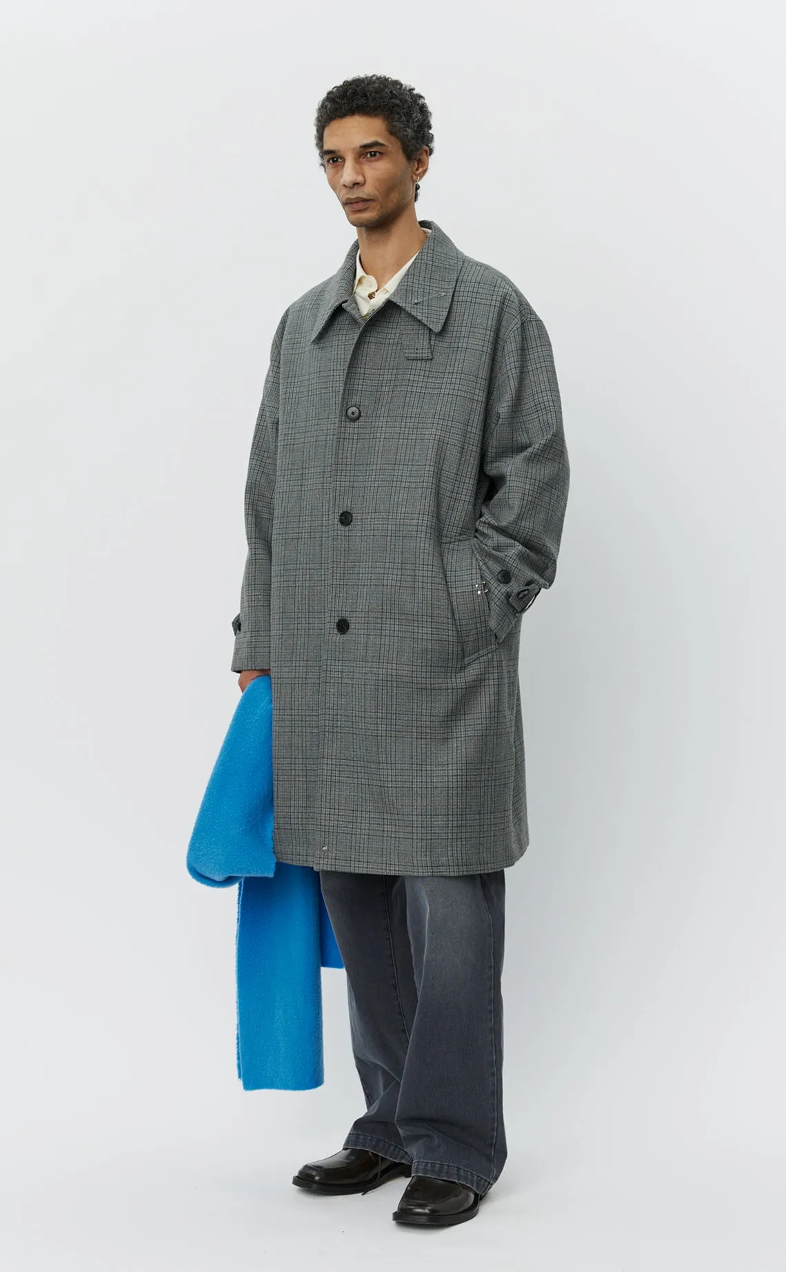 Client Coat - Grey Glen Check sold by mfpen product image thumbnail 4