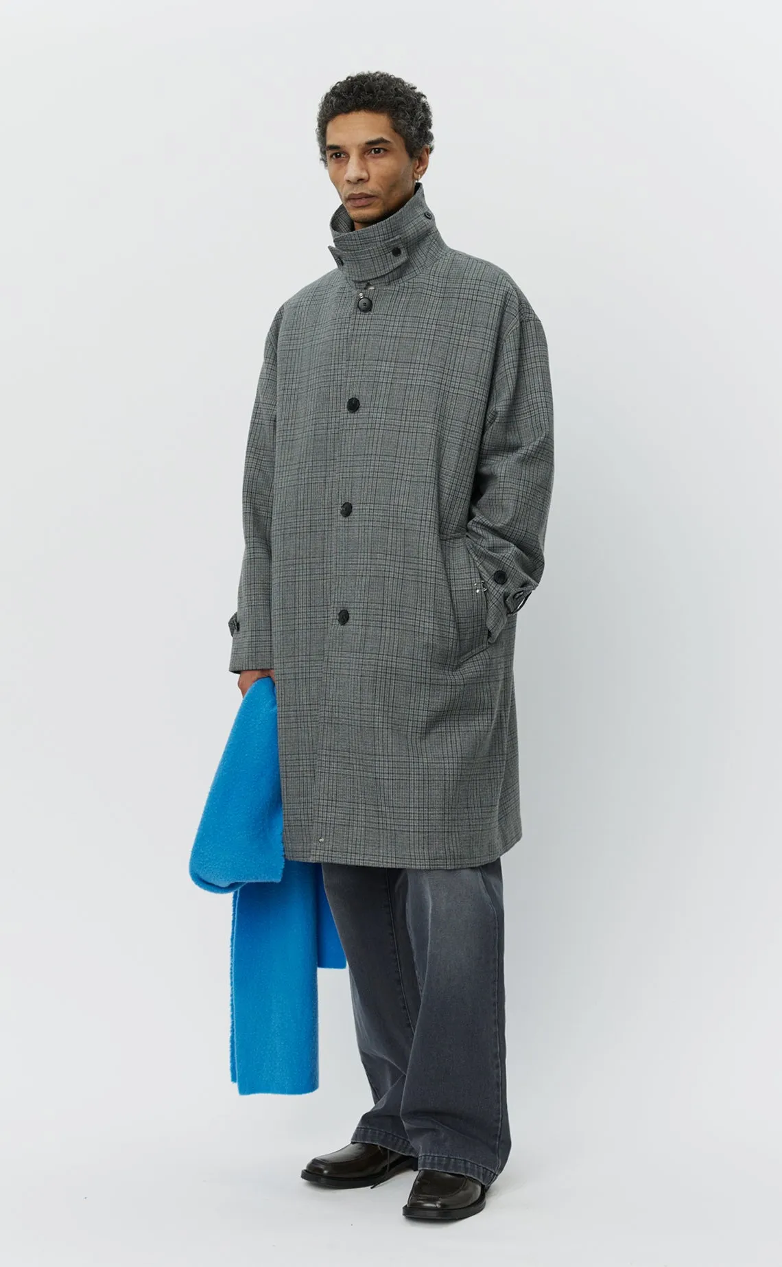 Client Coat - Grey Glen Check sold by mfpen product image thumbnail 5