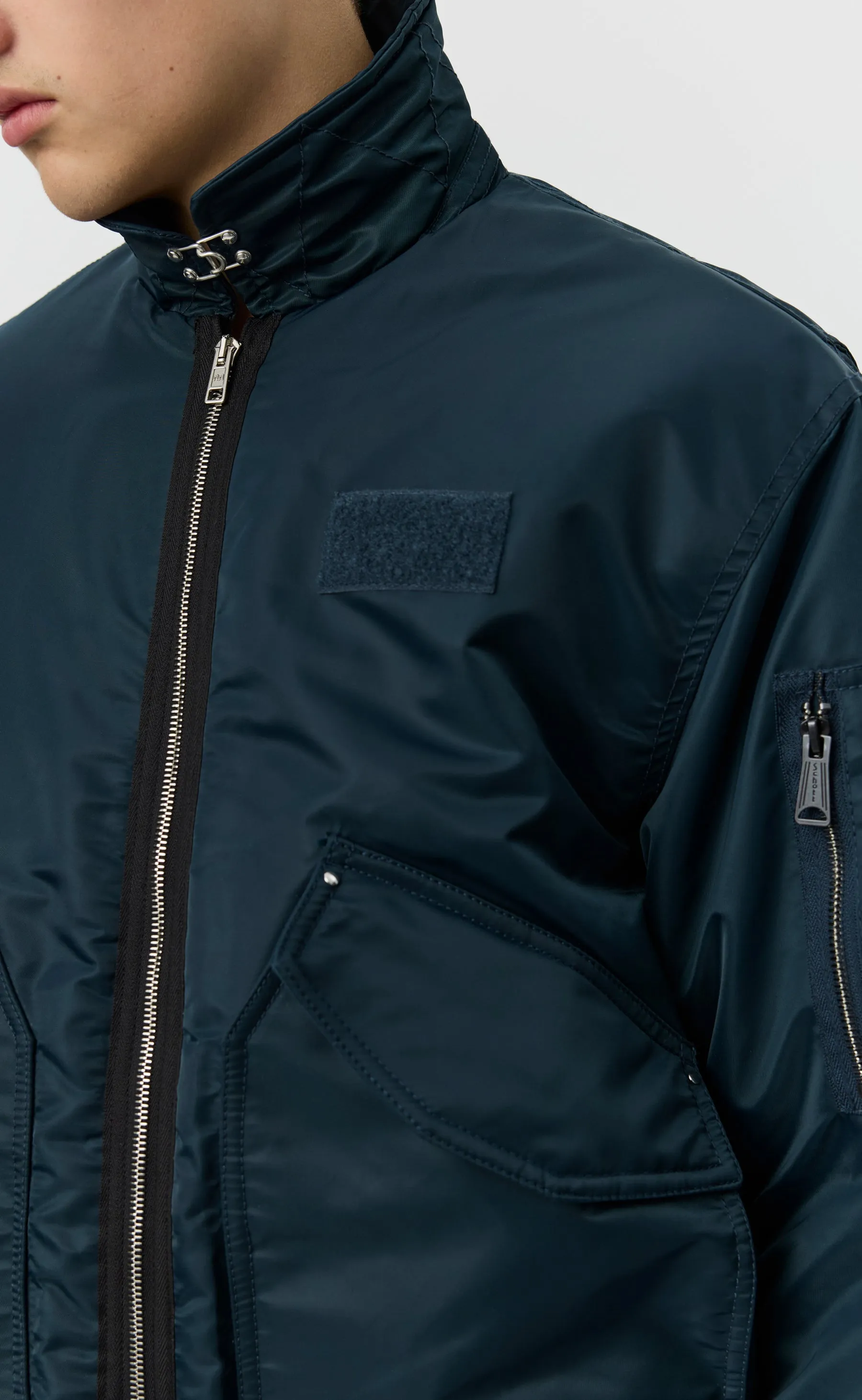 Schott CWU Bomber - Navy Recycled Nylon (pre-order) sold by mfpen product image thumbnail 5